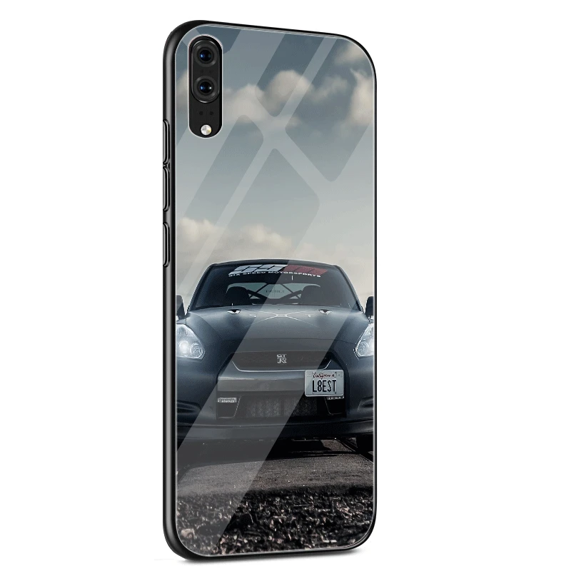 Автомобильный стеклянный чехол GTR для телефона Xiaomi Mi Redmi 4X 6A Note 5 Pro 6 7 8 8T 9 8A|Бамперы|