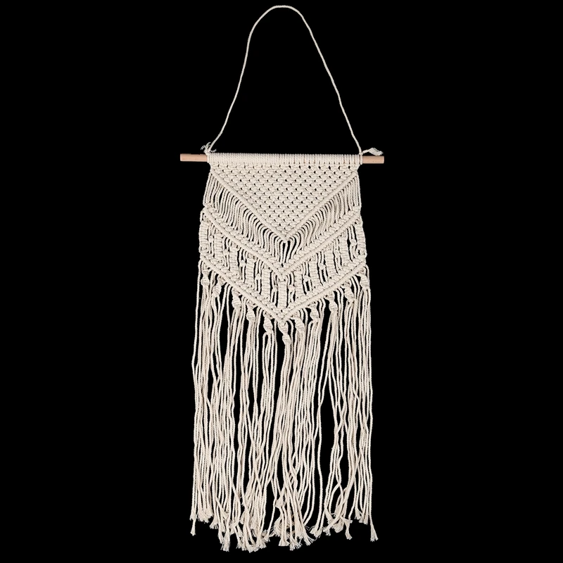 Макраме Плетеный настенный Бохо шикарный богемный Искусство Декор красивая
