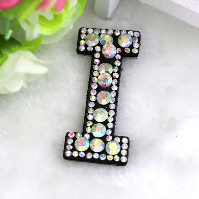Новинка 2020 26 шт. зернистость буква с бусинами алфавит аппликация 3D Пришивные