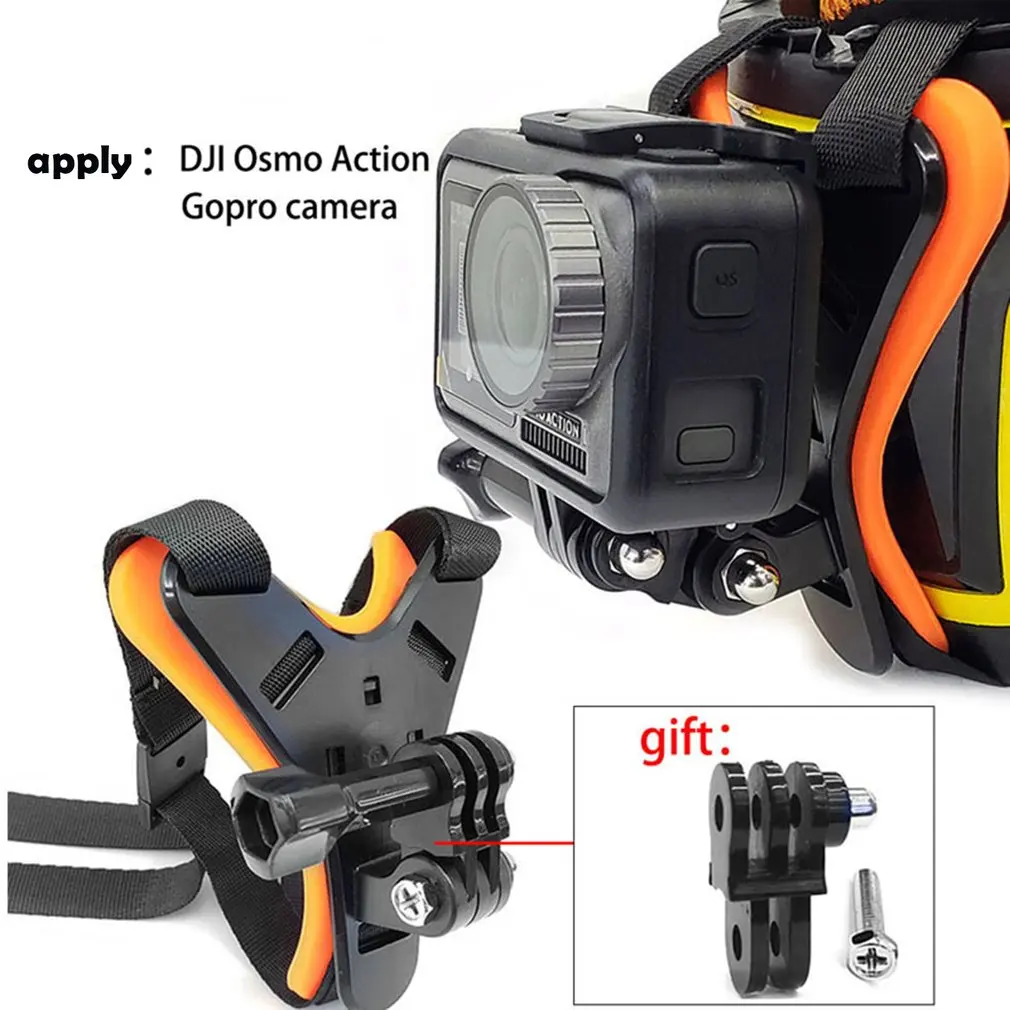 Полный держатель для мотоциклетного шлема POV GoPro Hero 6/5/4 аксессуары экшн камер Xiaomi