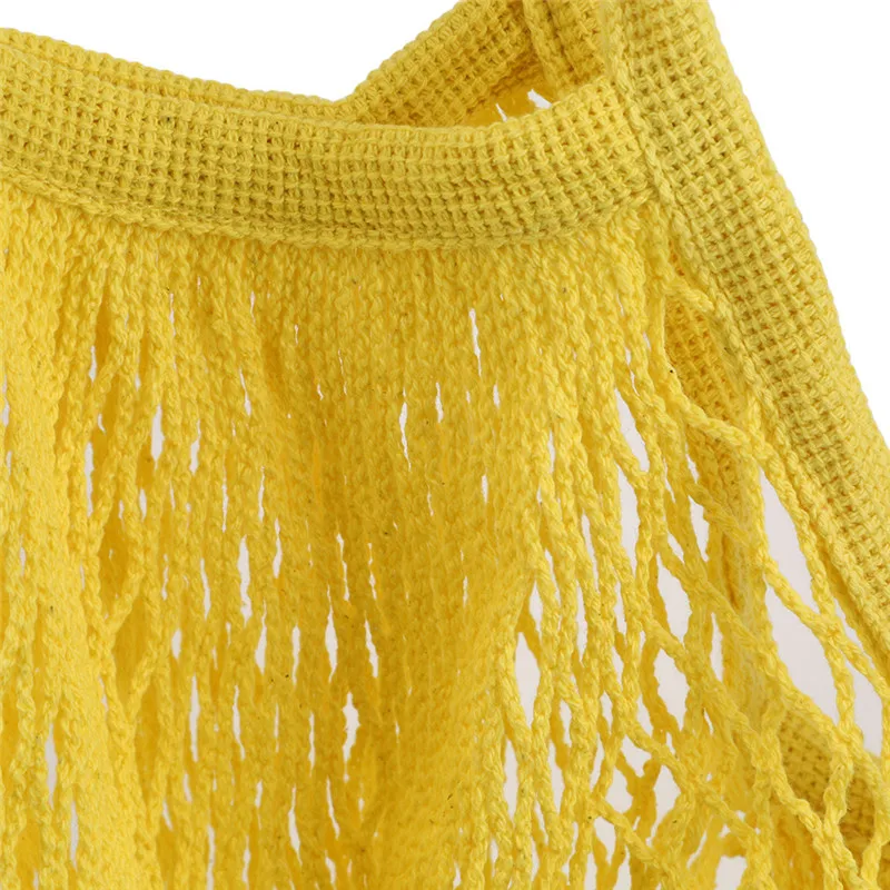 Сетчатые мешки для хранения кухни многоразовый ажурный мешок портативный