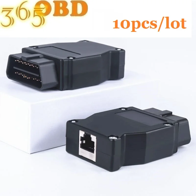 10 шт. адаптер Enet OBDII для подключения ENET Ethernet BMW серии F к 16 контактному разъему OBD2