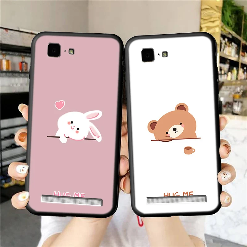 

For VIVO X5 max Phone Case Luxury Funda X5max voviX5 Rabbit Bear Silicone Soft Shell Celulares Sleeve vioX5max Back Cover Coque