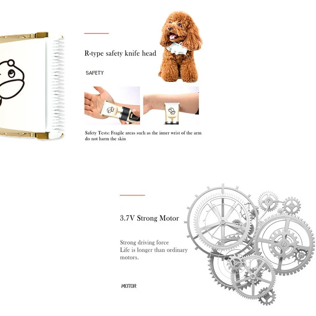 Профессиональный набор для ухода за шерстью перезаряжаемый триммер волос