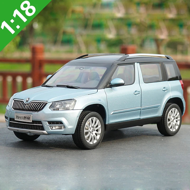 1:18 Skoda YETI SUV модель автомобиля из сплава статическая металлическая Оригинальная