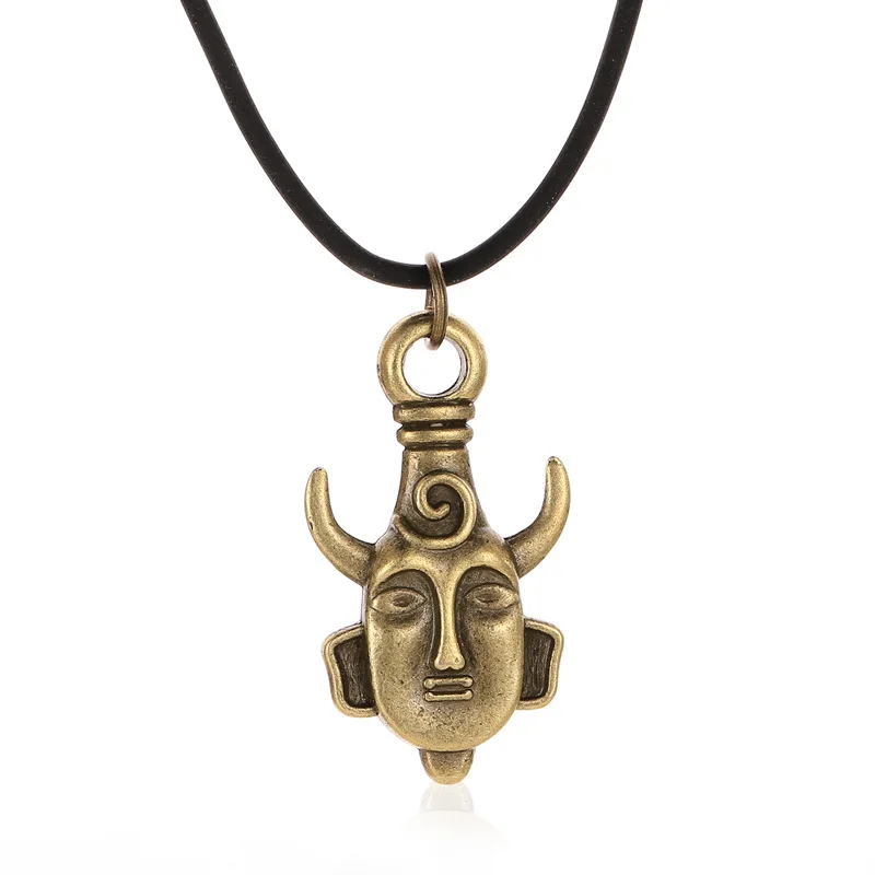 Supernatural Dean Necklaces Leather Rope Pendant Chain Necklace Winchester Jensen Ackles Amulet Vintage Jewelry | Украшения и