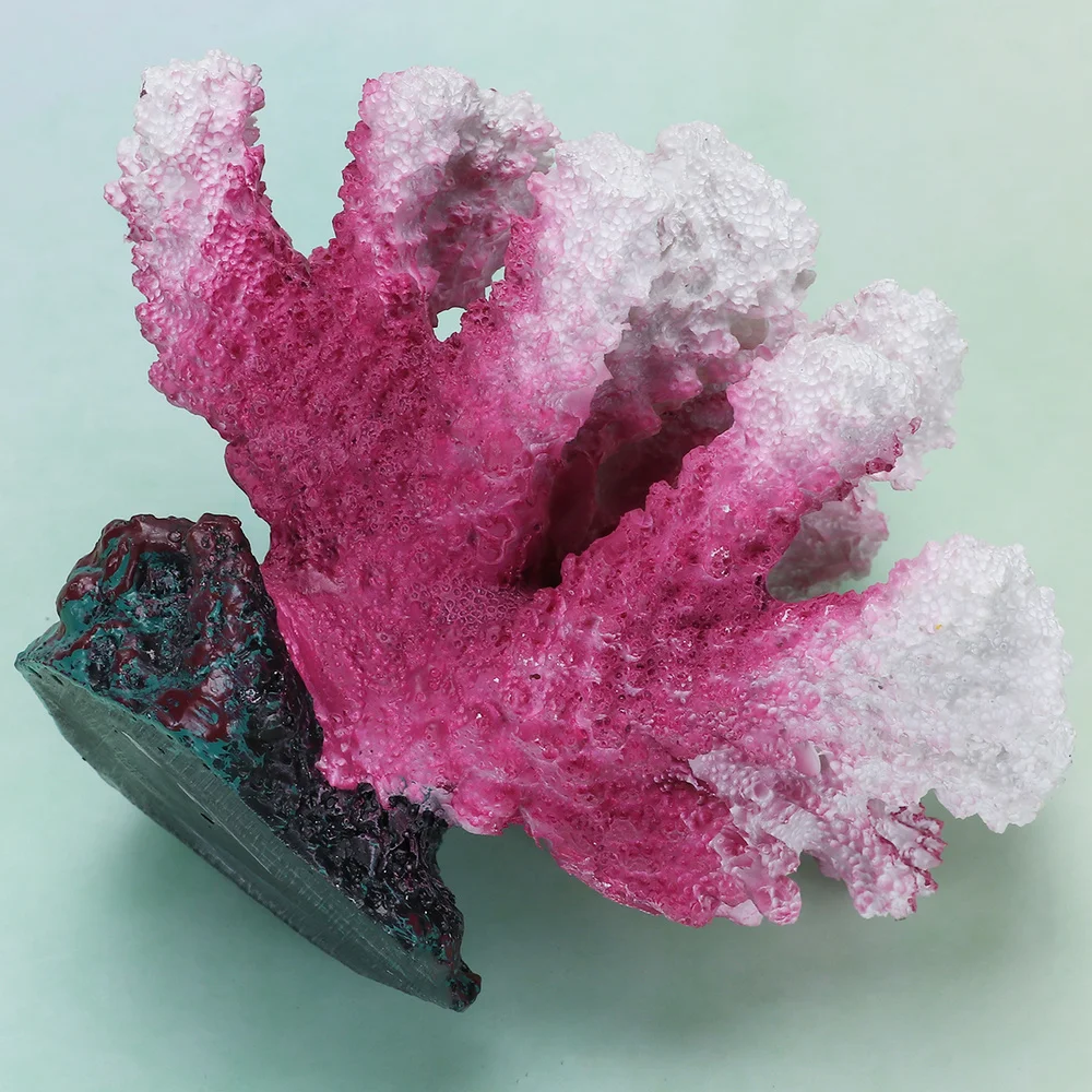 1 шт. набор для украшения аквариума кораллового цвета (фиолетовый) | Дом и сад