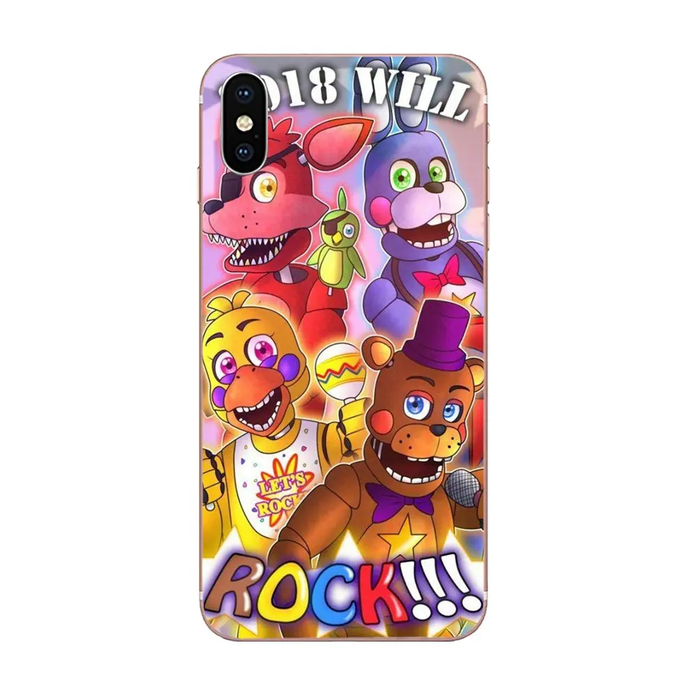 New Five Nights At Freddys Fnaf 2018 Transparent TPU Phone Case Cover For Xiaomi Redmi Note 2 3 3S 4 4A 4X 5 5A 6 6A Pro Plus | Мобильные