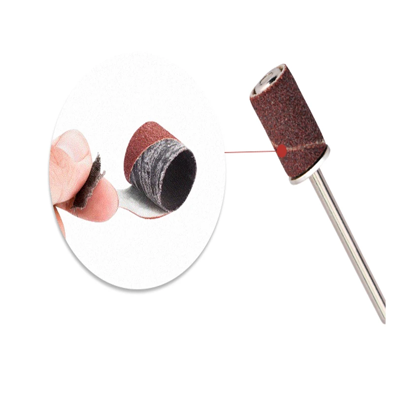 Lidan 100 штук пакет для дизайна ногтей шлифовальное кольцо полировка головы