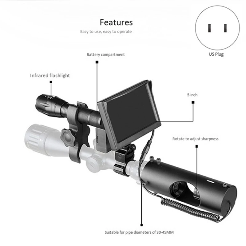 Охотничья ловушка для дикой природы 850 нм инфракрасный цифровой светодиодный ИК
