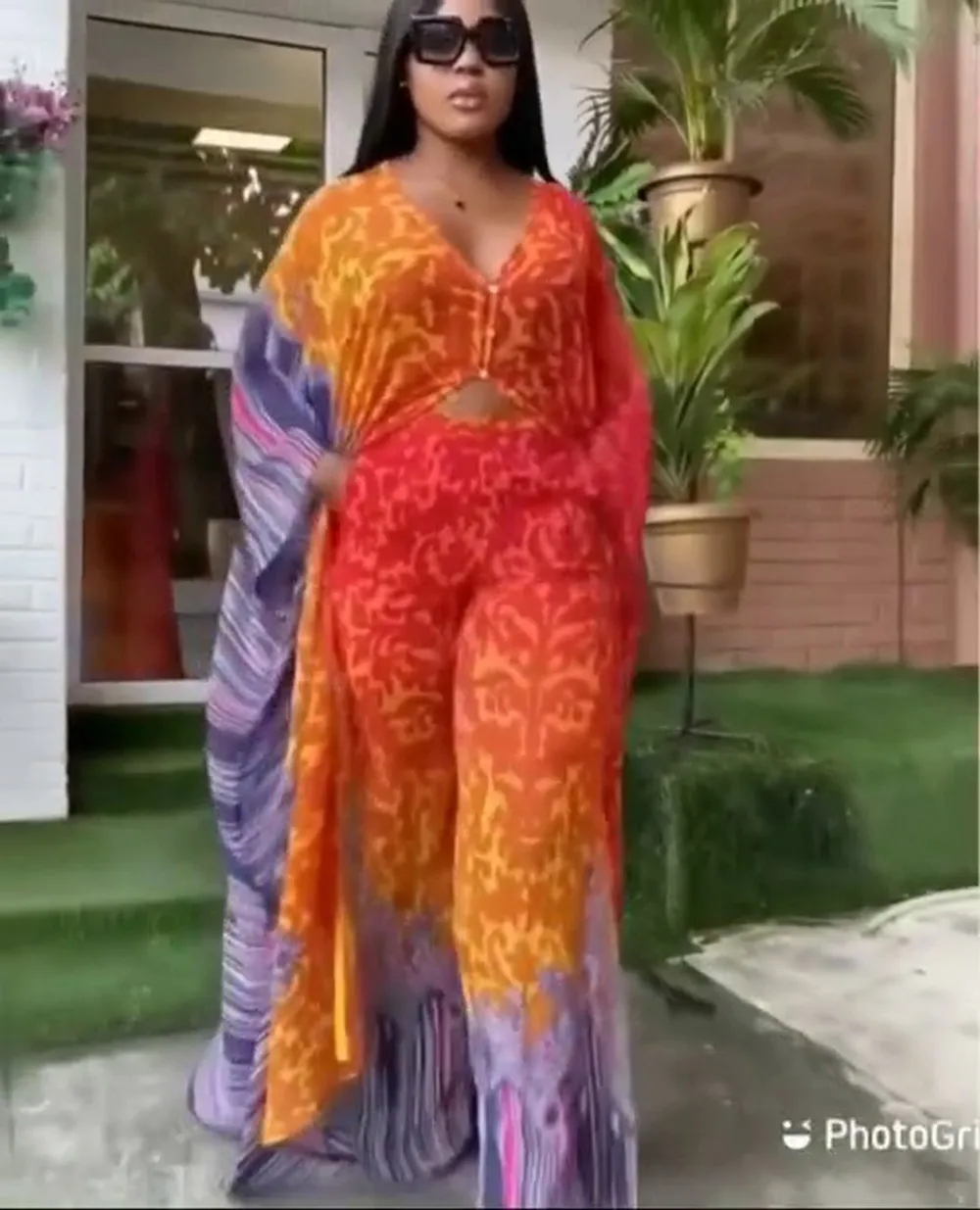 

Two Piece Set Women Africa Clothes African Dashiki New Fashion 2 Piece Sets Long Dress Pants Suit Party Dresses Plus Size Robe