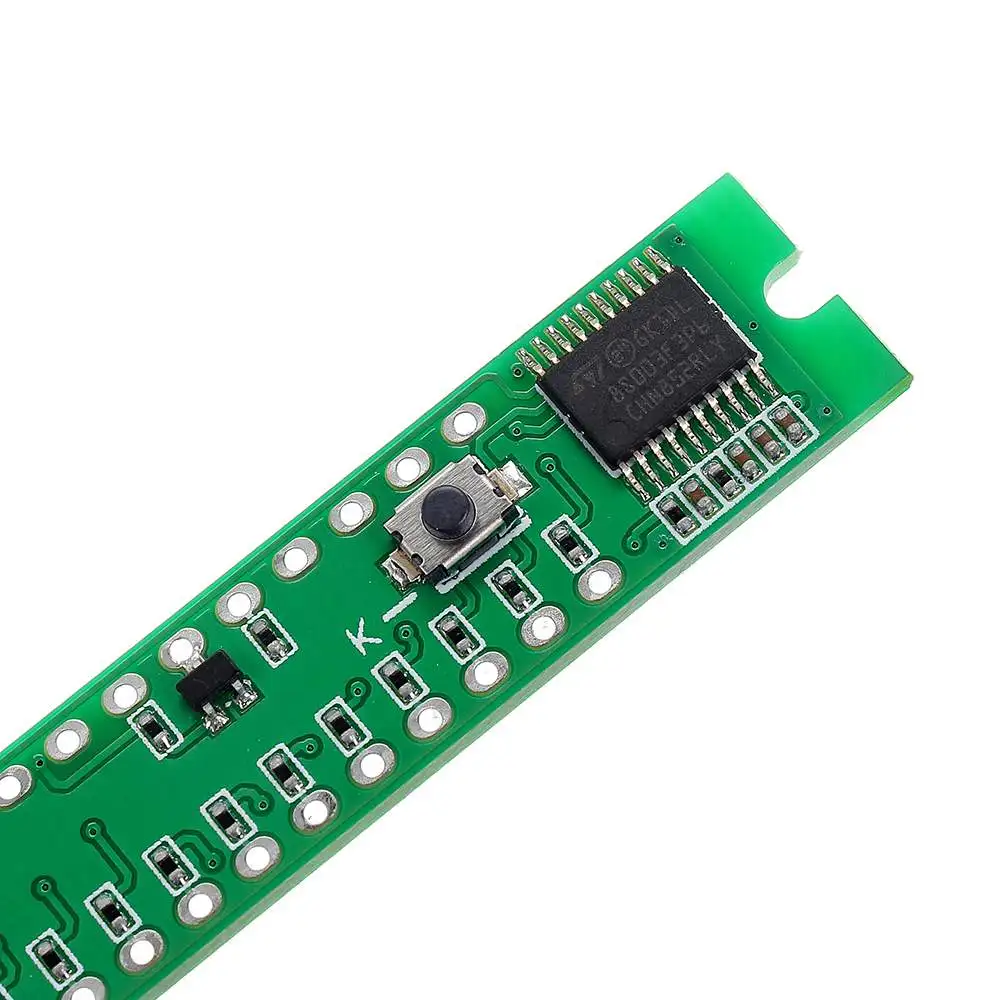 DIY 32 светодиодный музыкальный индикатор электрического уровня VU Meter аудио уровень измерительный комплект усилитель доска регулируемый свет скорость доска Режим АРУ