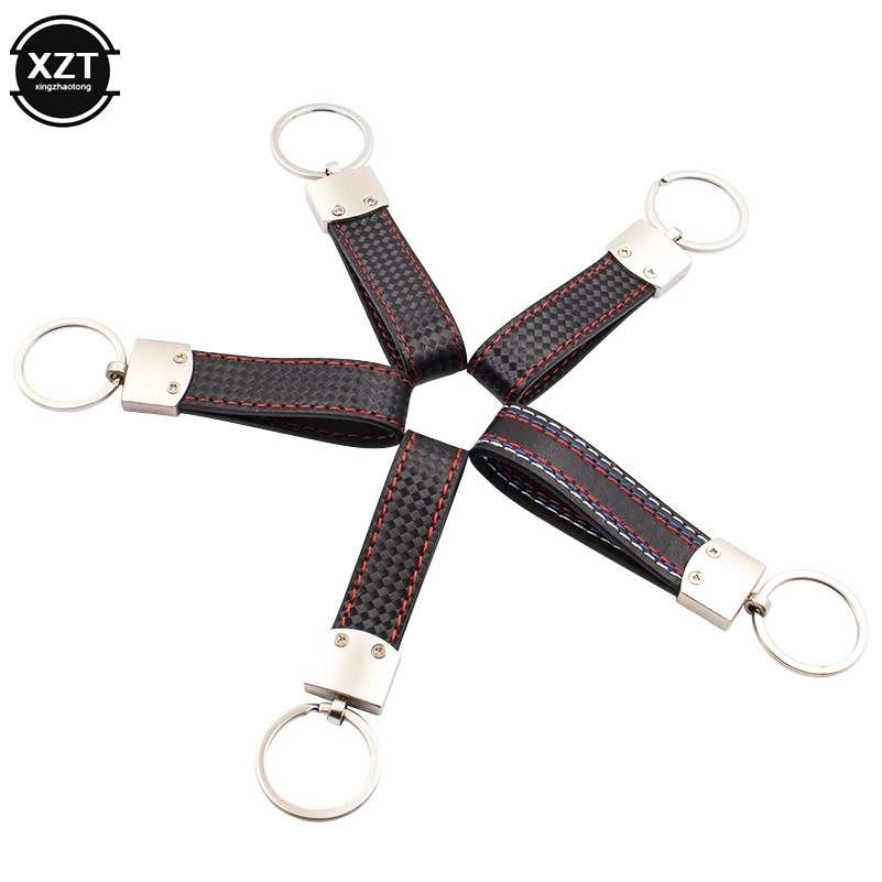 

Кожаный брелок из металлического сплава для автомобиля, брелок для ключей для Audi Sline RS VW R M sport AMG