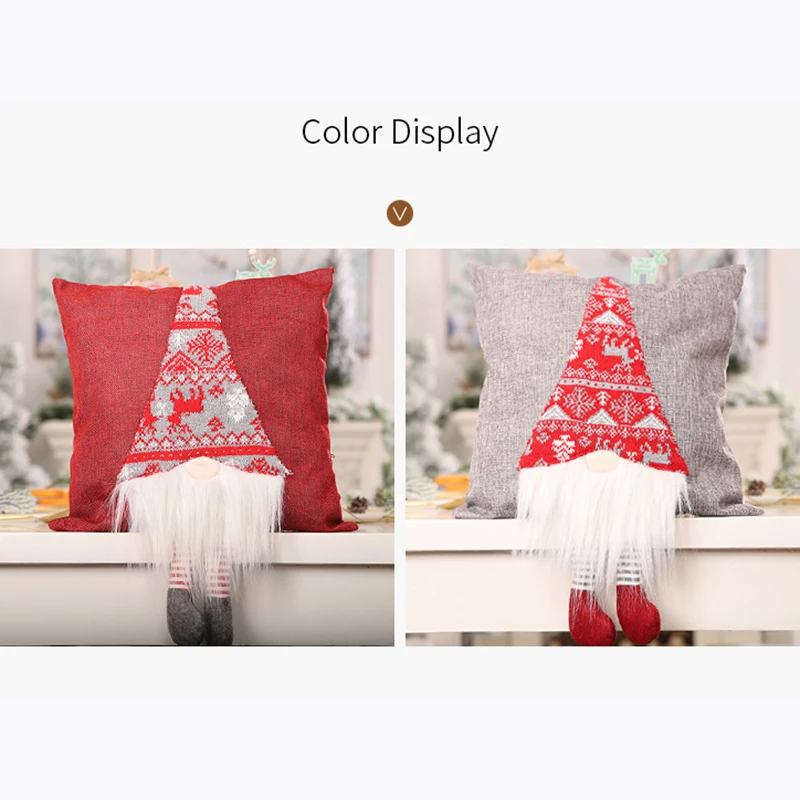 

Christmas Pillowcase Creative Cushion Cover For Festival Gift House/room Decor
