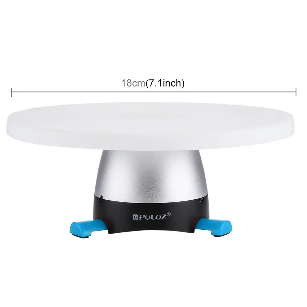 PULUZ 1/4 винтовой интерфейс круглый лоток совместимый с электронным вращением на 360