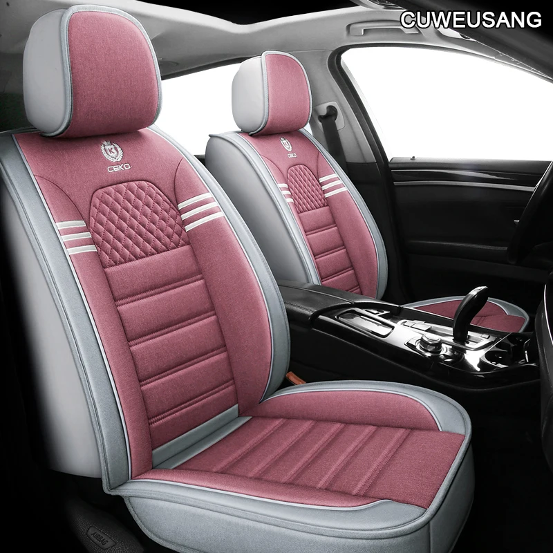 Комплект чехлов на автомобильные сиденья CUWEUSANG для toyota avensis t25 wish prado 120 150 corolla prius 20