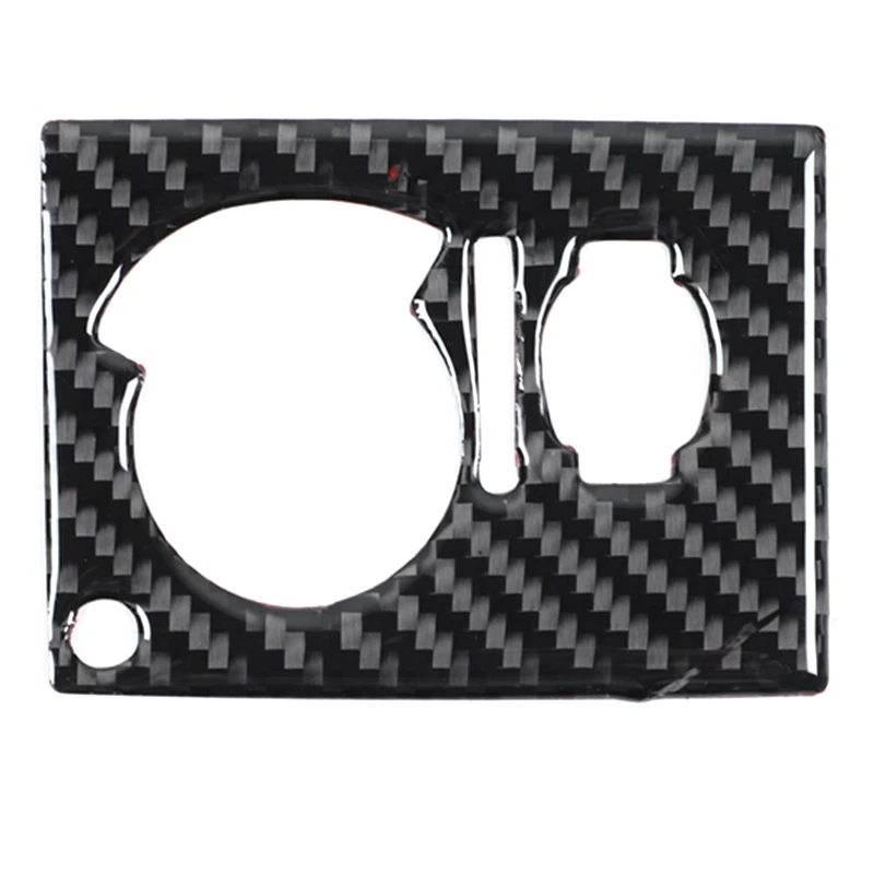 

NEW-Carbon Fiber Headlight Switch Panel Cover Trim for Dodge Challenger 2008 2009 2010 2011 2012 2013 2014 Car Accessories