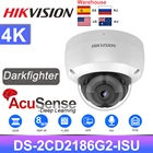 IP-камера Hikvision, 8 Мп, , 4K, IP-камера AcuSense, Darkfighter, IP67, встроенный микрофон, бытовая фотокамера IPC