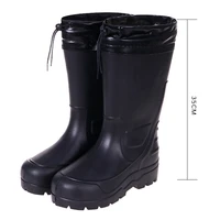winter warm light kitchen work water boots mens high tube rain boots eva acid alkali resistant oil women rain shoes 39 47