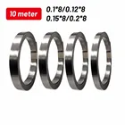 Никелевая полоса 10 м 0,1 мм-0,2 мм, никелевая батарея, Никелированная Стальная полоса, полоса ячейки для электрических сварочных инструментов