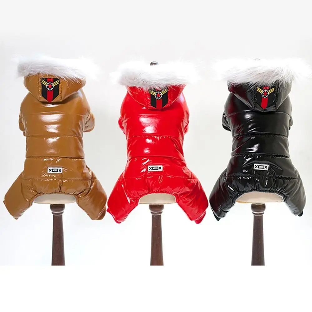 Водонепроницаемый теплый зимний комбинезон для собак чихуахуа йоркширского