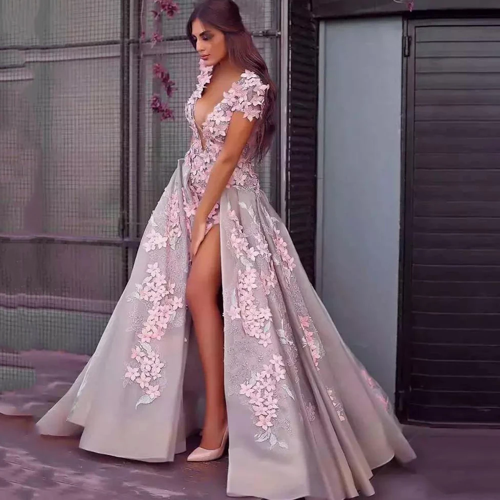 Eightree 2020 сексуальные платья для выпускного вечера с v образным вырезом объемные