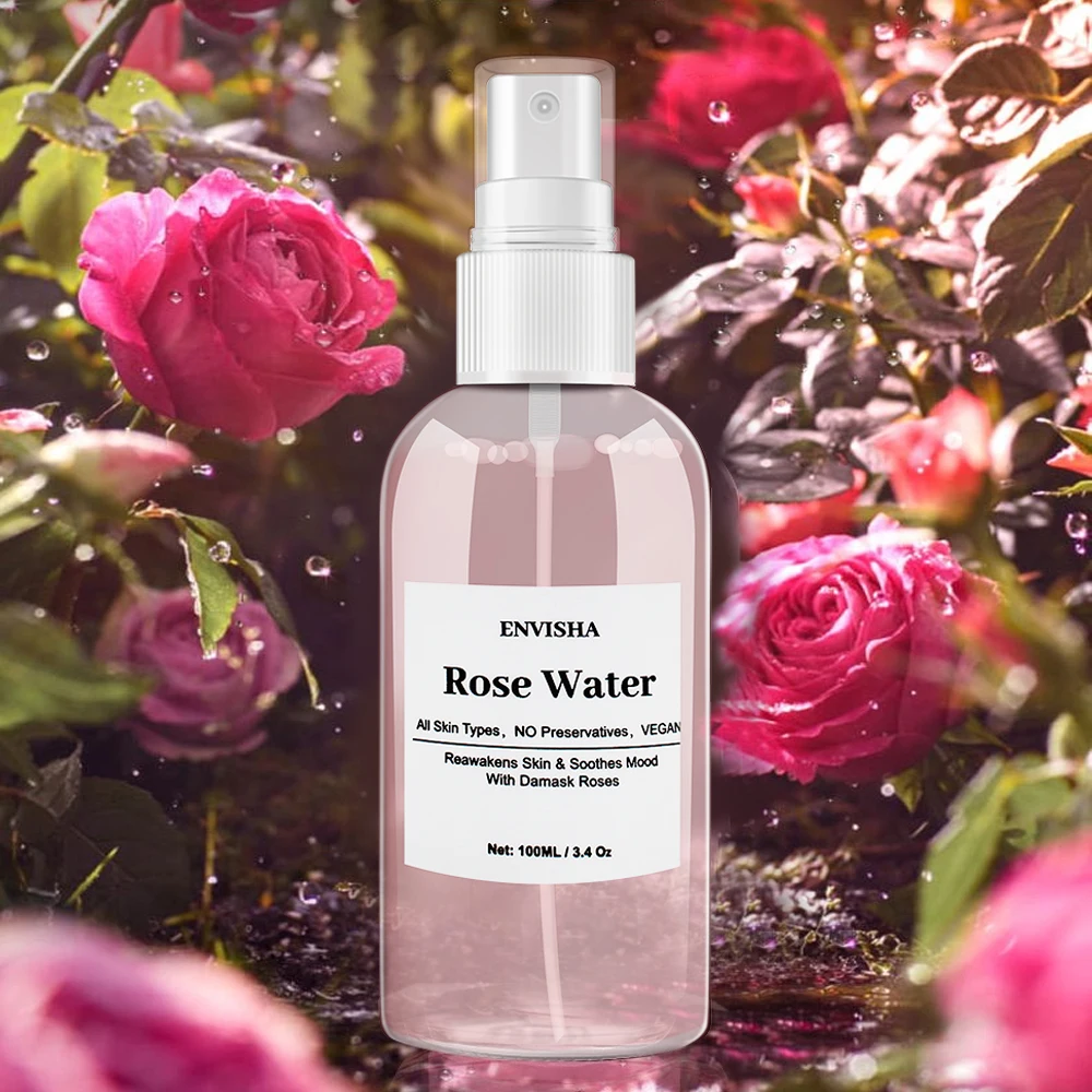 ENVISHA Natural Rose Face Toner Facial Skin Care Anti-wrinkl