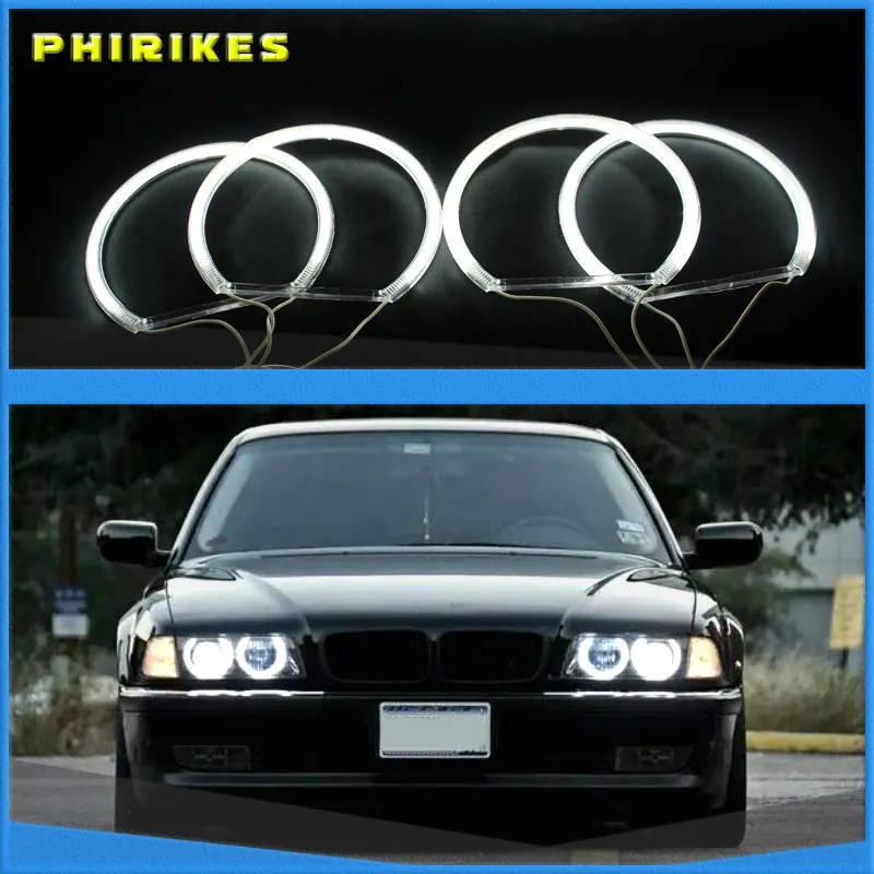 

CCFL Angel Eyes Kit Warm White Halo Ring For BMW 3 Series E46 Compact 2001 2002 2003 2004 2005 Demon Eye