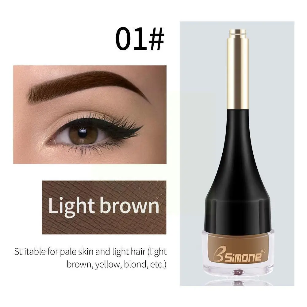 

4 Color Air Cushion Eye Brow Gel Long-lasting Eyebrow Eyebrow Dye Pomade Eye Makeup Enhancers Tint Durable Liquid Eyebrow I9J8