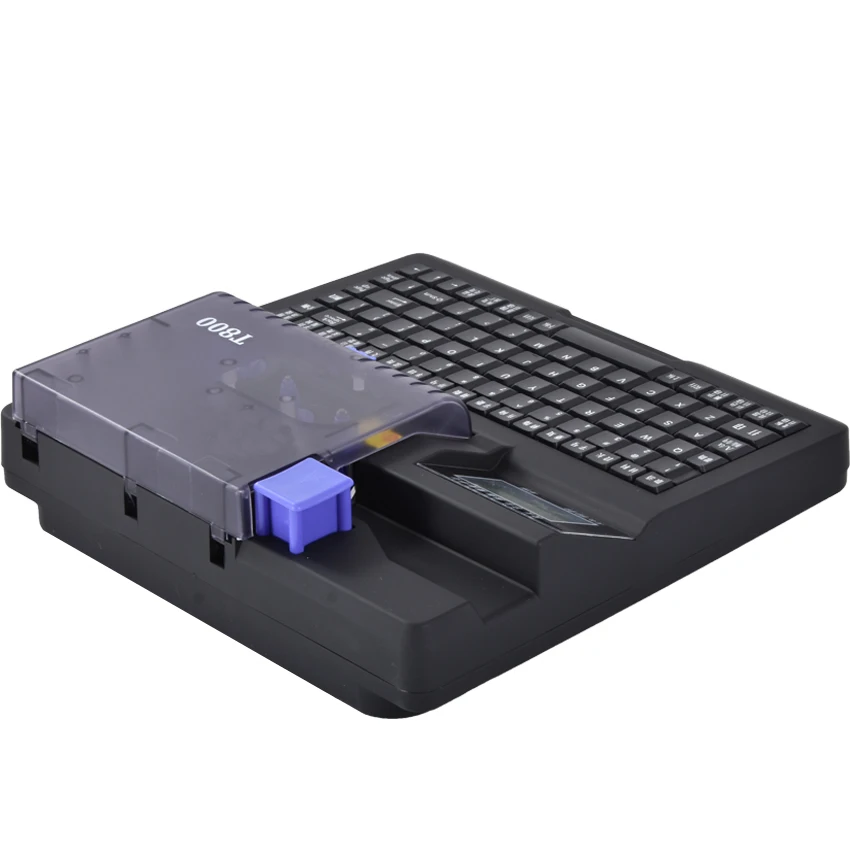 T800 трубчатый принтер с номером этикеток электронная машина для надписи