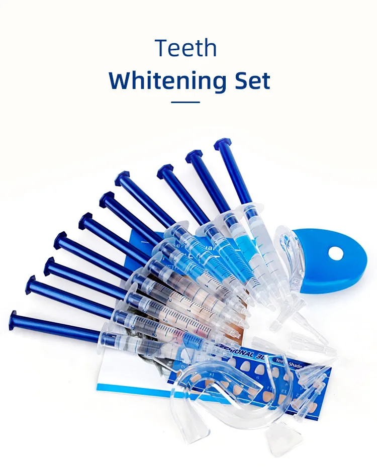 Набор для отбеливания зубов уход за полостью рта пероксид набор гелей