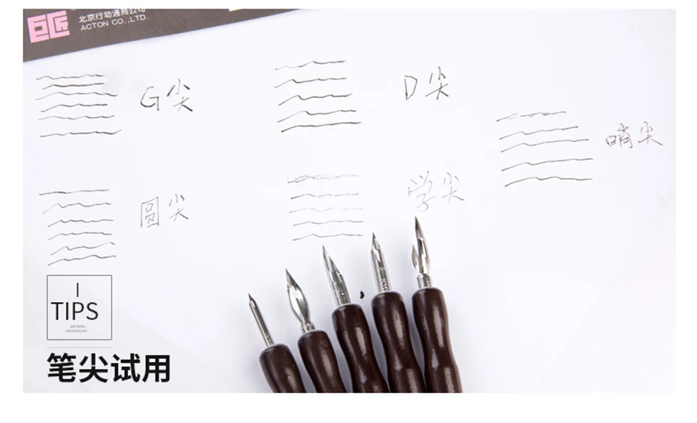Tachikawa Cartoonist Saji/school G/D/Maru Nib Manga Fountain Pen Dipping Marker Art Set For Comic Sketch