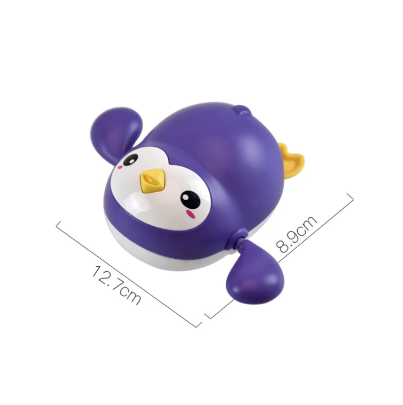 

Baby Cute Cartoon Animal Penguin Classic Baby Water Classic Toy Infant Swim Penguin Chain Clockwork Kids Beach Bath Toys