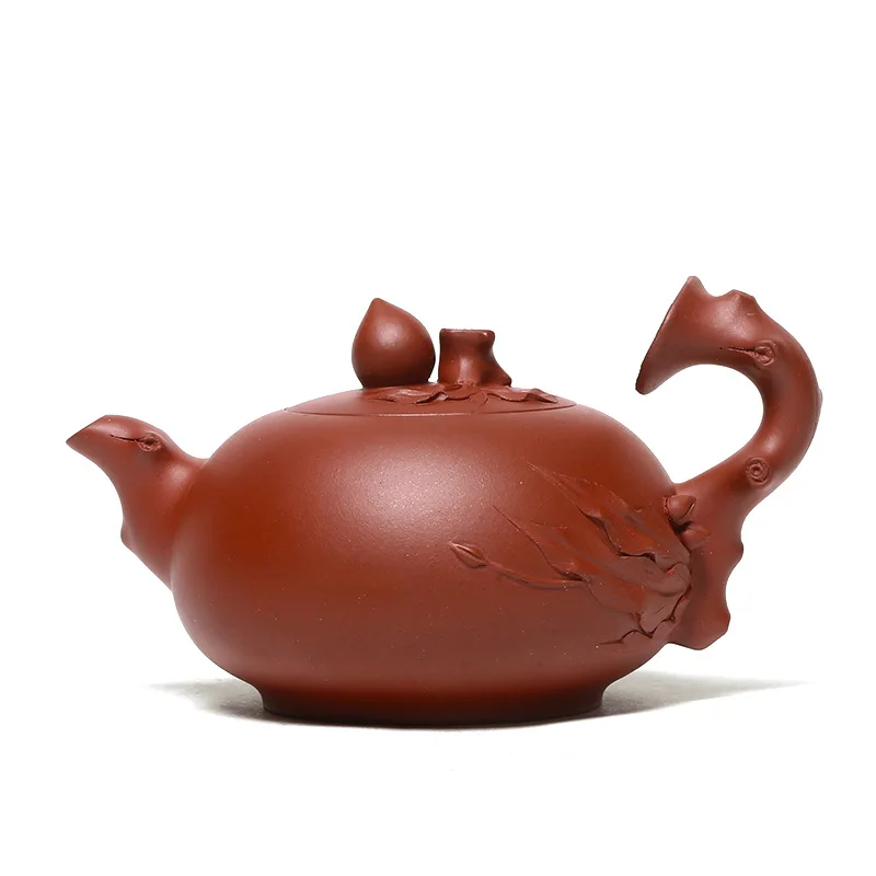 

300ml Chinese Yixing tea pot Authentic Purple Clay filter teapots Handmade beauty kettle Tea ceremony supplies