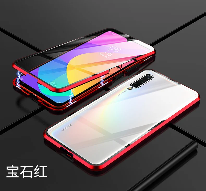 Роскошный чехол для Xiaomi mi A3 чехол A3 9 Lite Cc9 Metall закаленное стекло полное 360 Защитная передняя задняя крышка для mi 9 mi A3 чехол