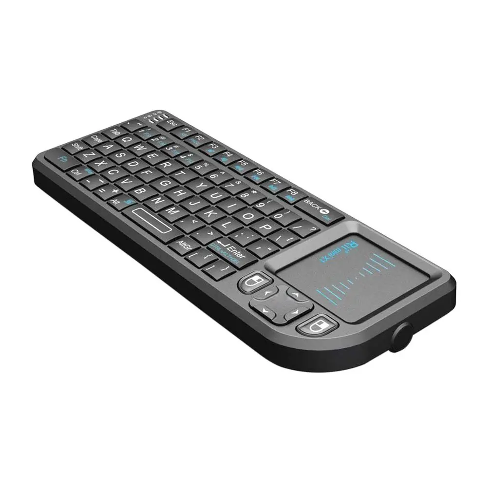 Беспроводная клавиатура Rii X1 Mini 2,4G с сенсорной панелью для Smart tv для HTPC для ПК, портативная умная мышь, игровые аксессуары
