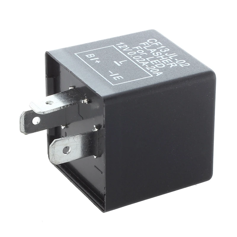 

Electronic Car Flasher Relay to Fix LED Light Hyper Flash Fast Signal 3 Pin