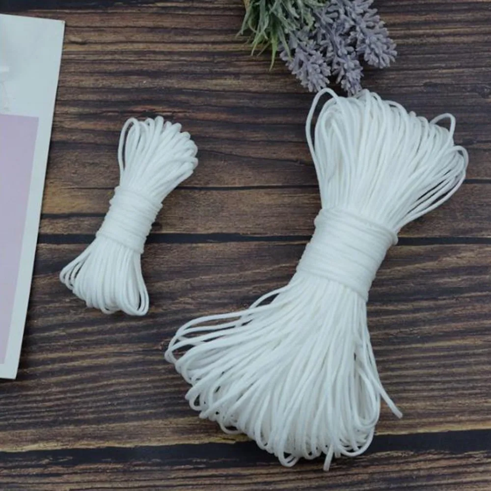 Из мягкого нейлона и шифона со вставками в полоску шнур 500/300/100/10 мм белая