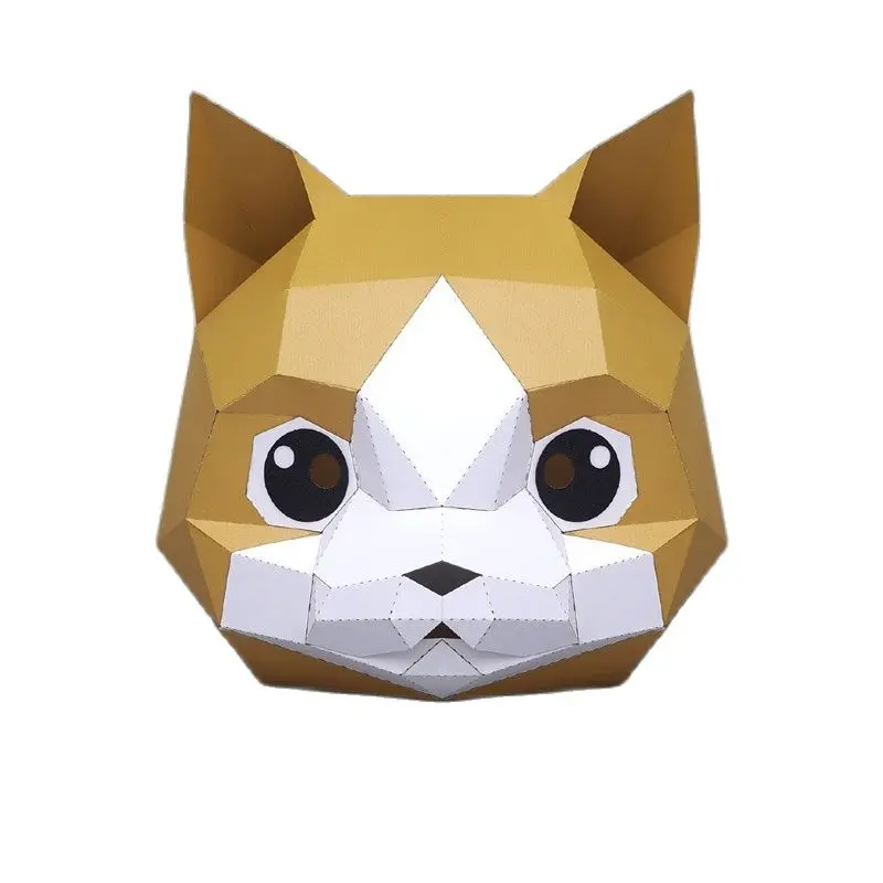 3D бумажная маска с экстрактом древесного угля модным животным и игровой Ролевой
