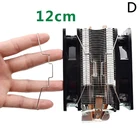 1Pair CPU Radiator Fan Hook Fixed Bracket Fan Buckle Elastic Steel Fan Buckle