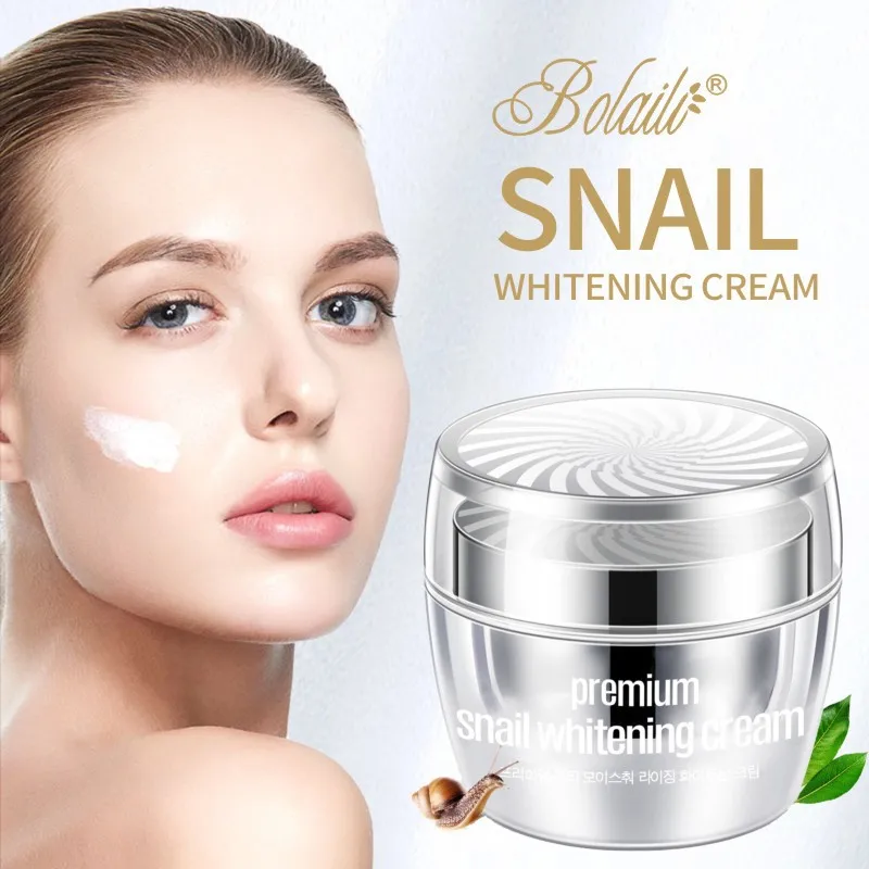 

50g Snail whitening cream Repair brighten snail cream deep moisturizing cream moisturize skin control oil hydrate skin care