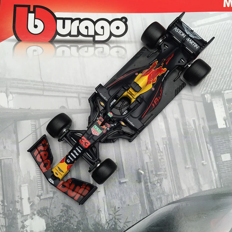 Bburago 1:43 2021 RB16B RB15 RB14 RB13 #33 #11 F1 wyswicigi formulola samoch&oacute;d estatyczna symulacja fundido a presi&oacute;n modelo samochodu stop-5