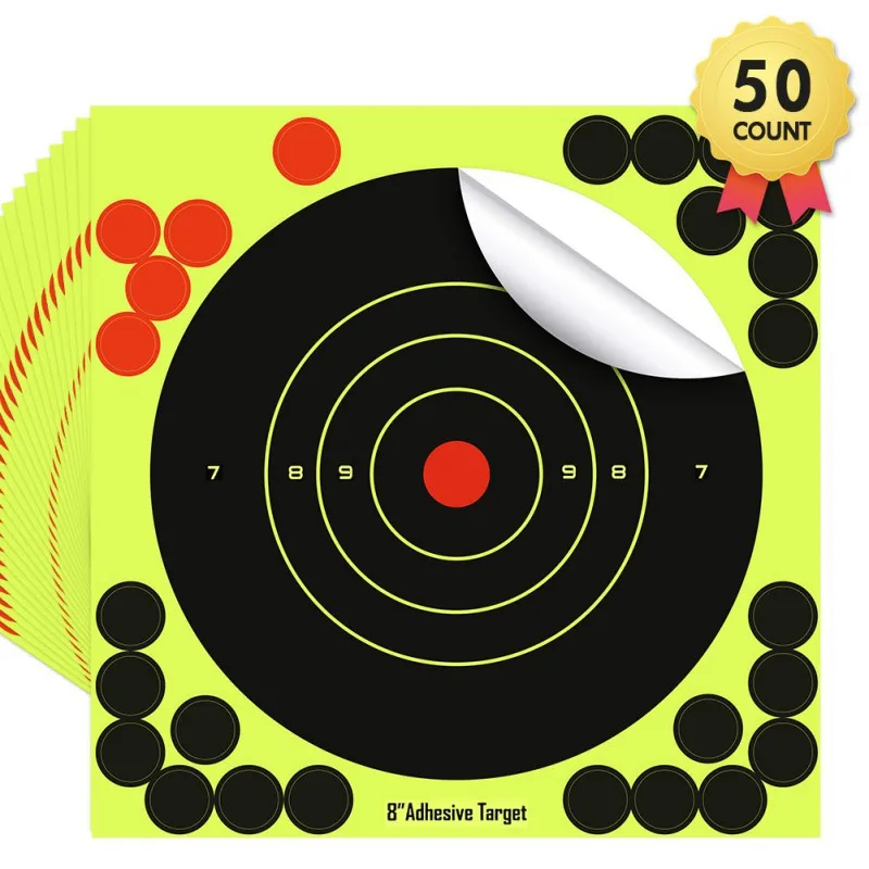 

10pack/100 /50 /30 Pack 9.5x12.5 inches Targets for Shooting hunting paster sticker paper roll packaged not folded