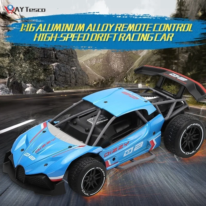 

RC Car 1:16 High Speed 2.4G Remote Control alloy Car 4CH Radio control Drift Racing Vehicle Electronic Hobby Toys Car For Kids