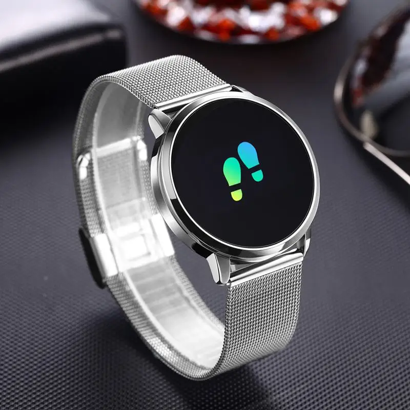 2019 Новинка Q8 плюс розовое золото смарт часы Мода электроника для мужчин и женщин