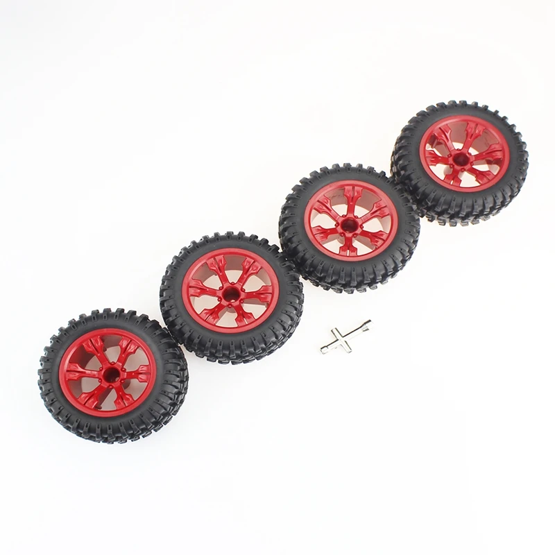 

for Wltoys 12428 124019 124018 144001 RC Car Upgrade Parts Wheel Rim Large Tire Widened Tyre Spare Accessories