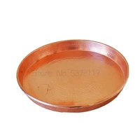 handmade pure copper pan thick fruit tray container dessert plate baking