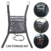 car mesh organizer automotive backseat storage net bag holder pocket flexible layer car netting pouch