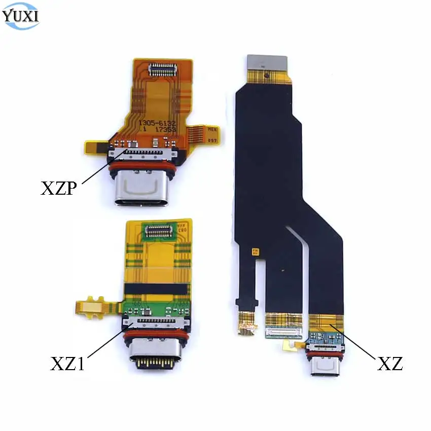 Плата зарядного USB-порта YuXi 1 шт. для Sony Xperia XZS XZ Premium G8142 XZ1 док-станция устройства