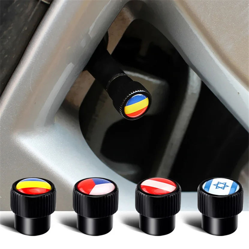 4 шт. автомобильные колеса Шины Клапаны Стволовые пылезащитные колпачки Румыния